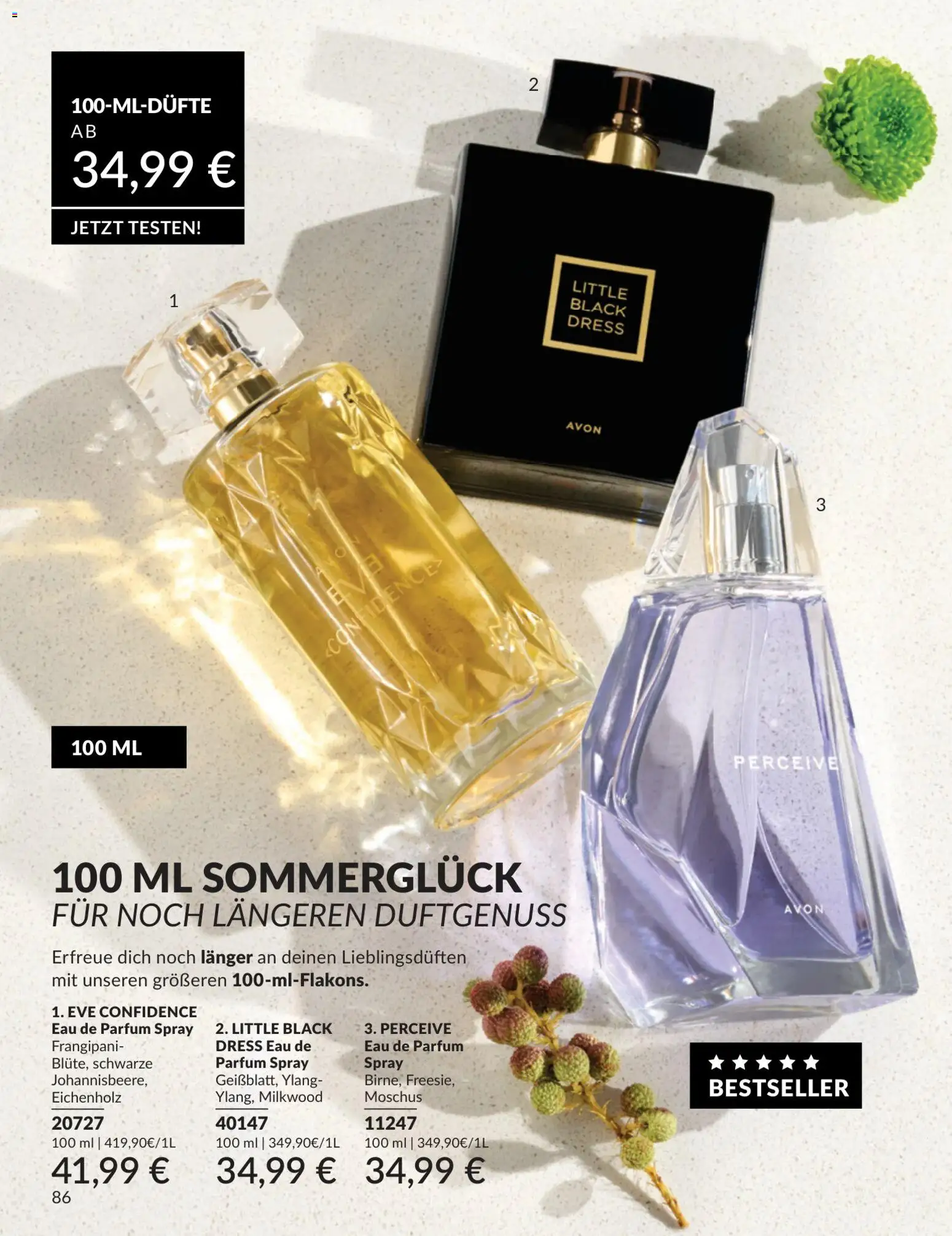 AVON Katalog Juli 2026 – gültig ab 01.07.2026 | Seite: 86 | Produkte: Parfüm, Eau de Parfum