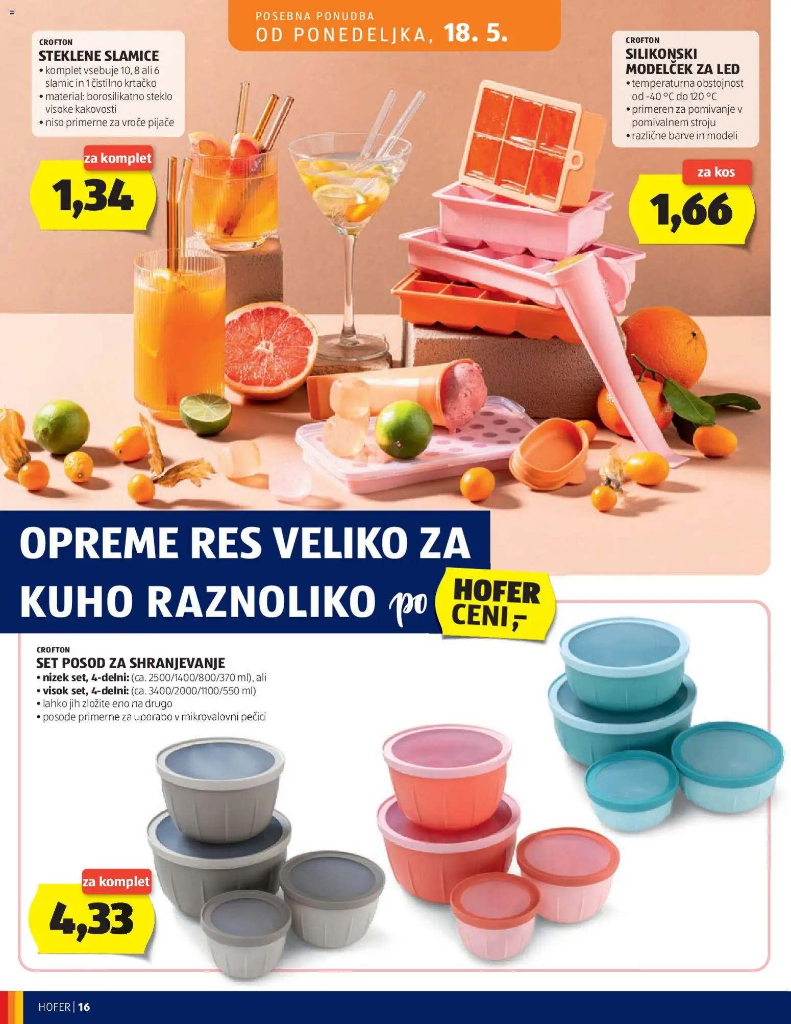 Novi Hofer katalog ponudbe – veljaven od 13.05.2026 | Stran: 16