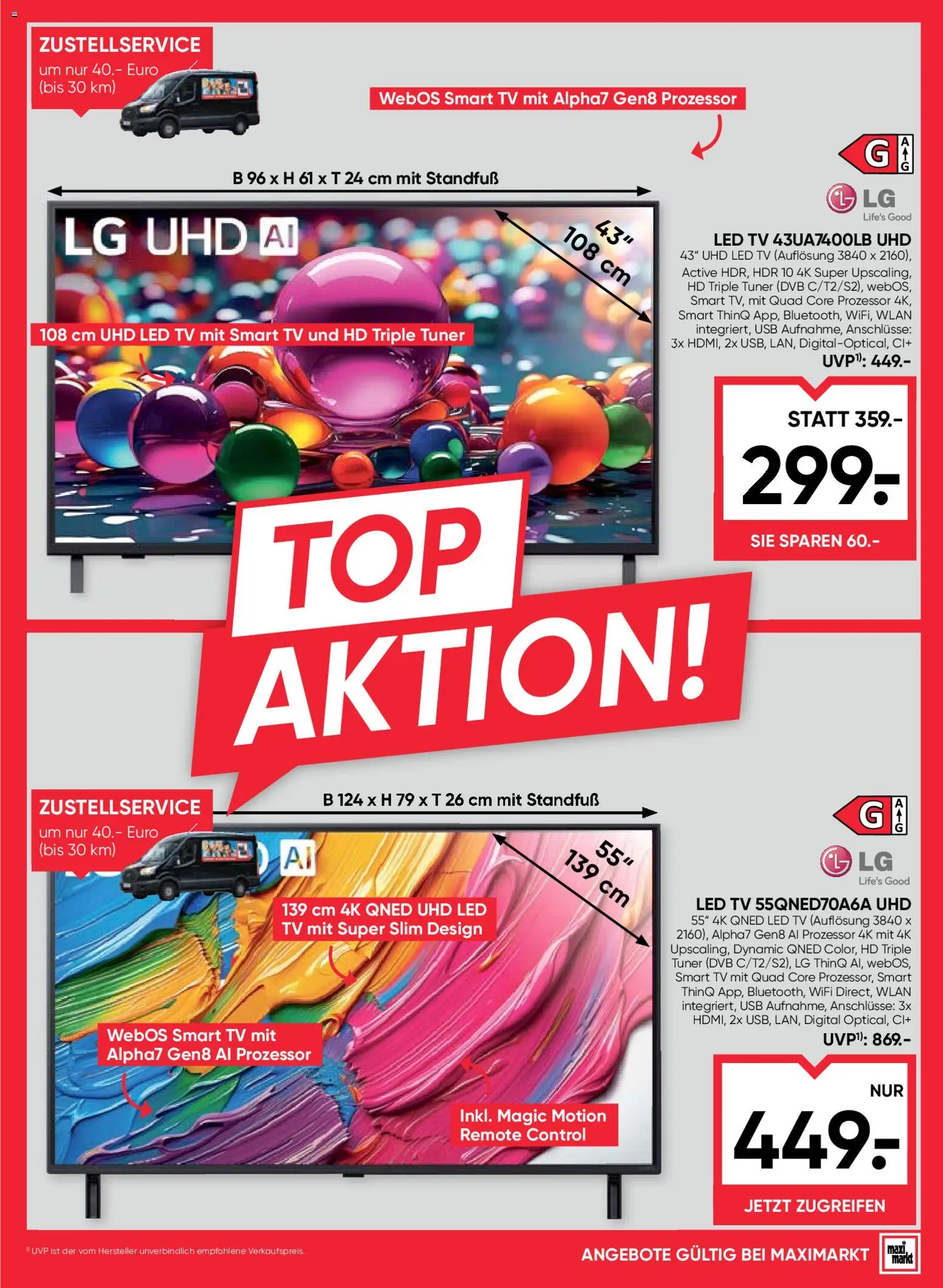 Maximarkt Flugblatt gültig ab 17.09.2026 | Seite: 23 | Produkte: TV, USB