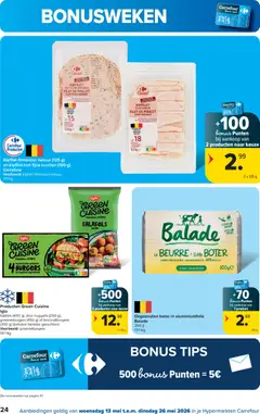 Carrefour folder week 20 - Voorbeeld van een folder van Carrefour, geldig van 13.05.2026 | Pagina: 24 | Producten: Fehérje, Boter