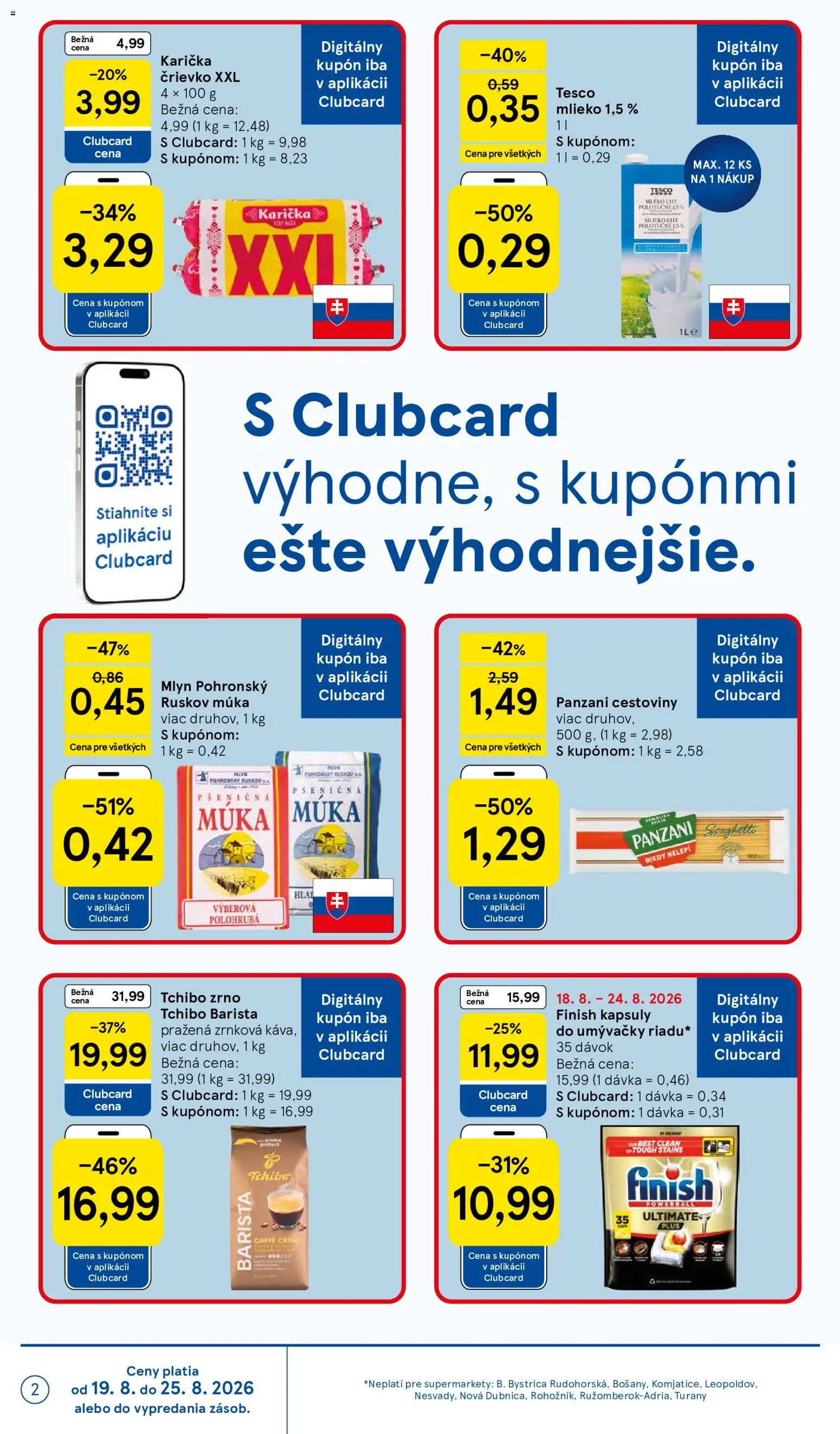 Nové Tesco akcie – leták je platný od 19.08.2026 | Strana: 2