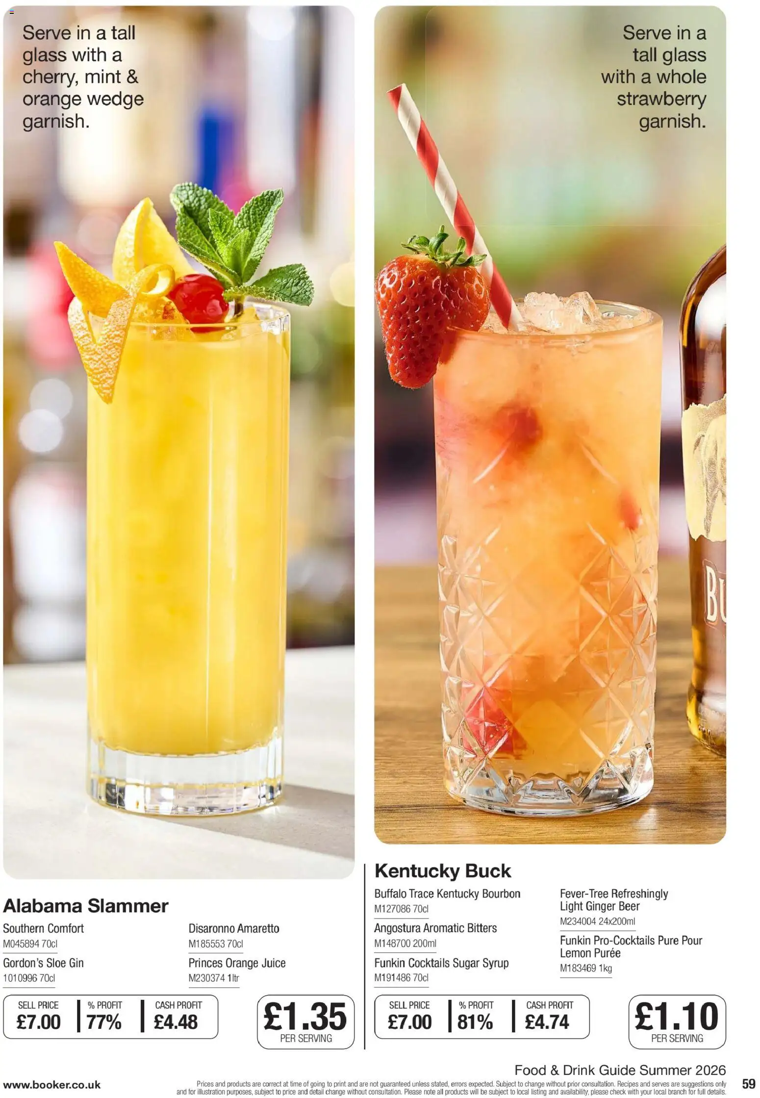 {H1} | Page: 59 | Products: Juice, Gin, Sugar, Ginger