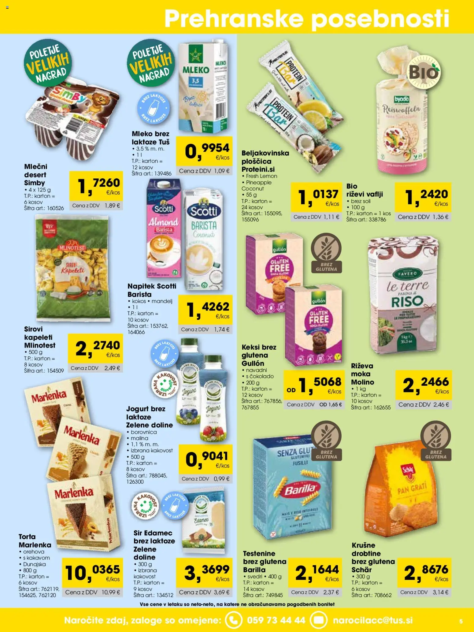 Novi Tuš katalog ponudbe – veljaven od 01.08.2026 | Stran: 5 | Izdelki: Edamec, Sir, Jogurt, Lak