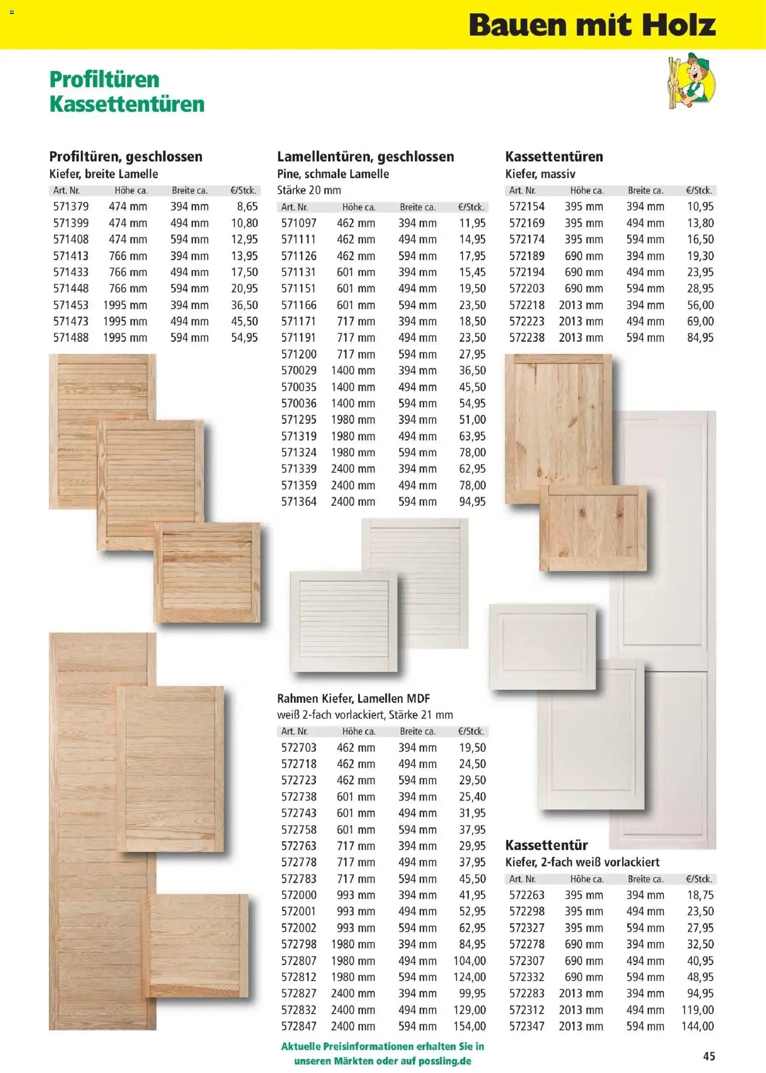 Angebote - Holz Possling: dig. Flyer | Holz-Bau-Katalog | Mai – gültig ab 03.05.2025 | Seite: 45