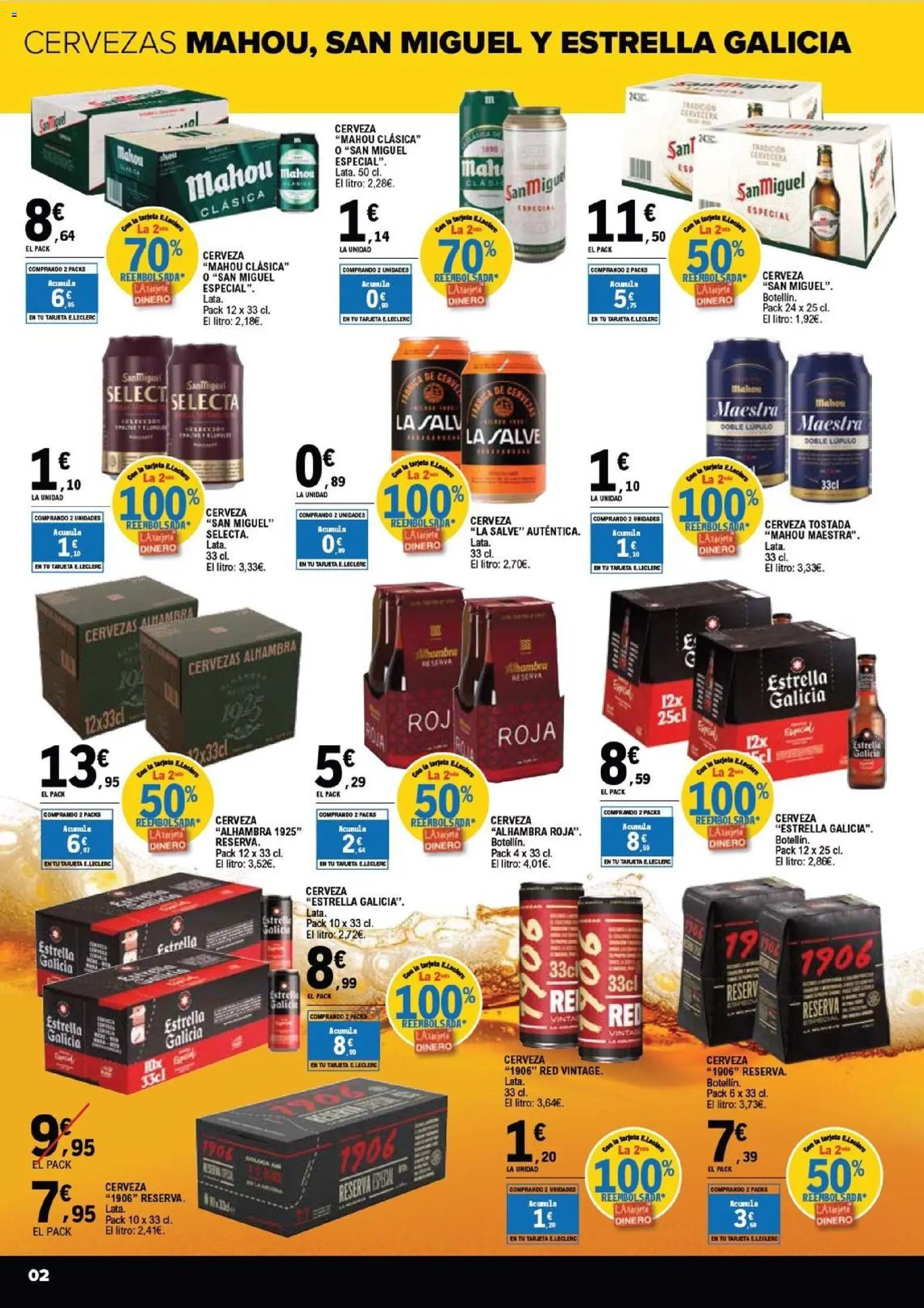 E.Leclerc Vitoria │ válido desde el 10.06.2026 | Página: 2 | Productos: Cerveza