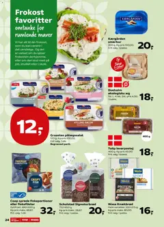 Kvickly - Tilbudsavis uge 25 gyldig fra 19.06.2026 | Side: 25 | Produkter: Brød, Leverpostej, Bacon, Skinkesalat