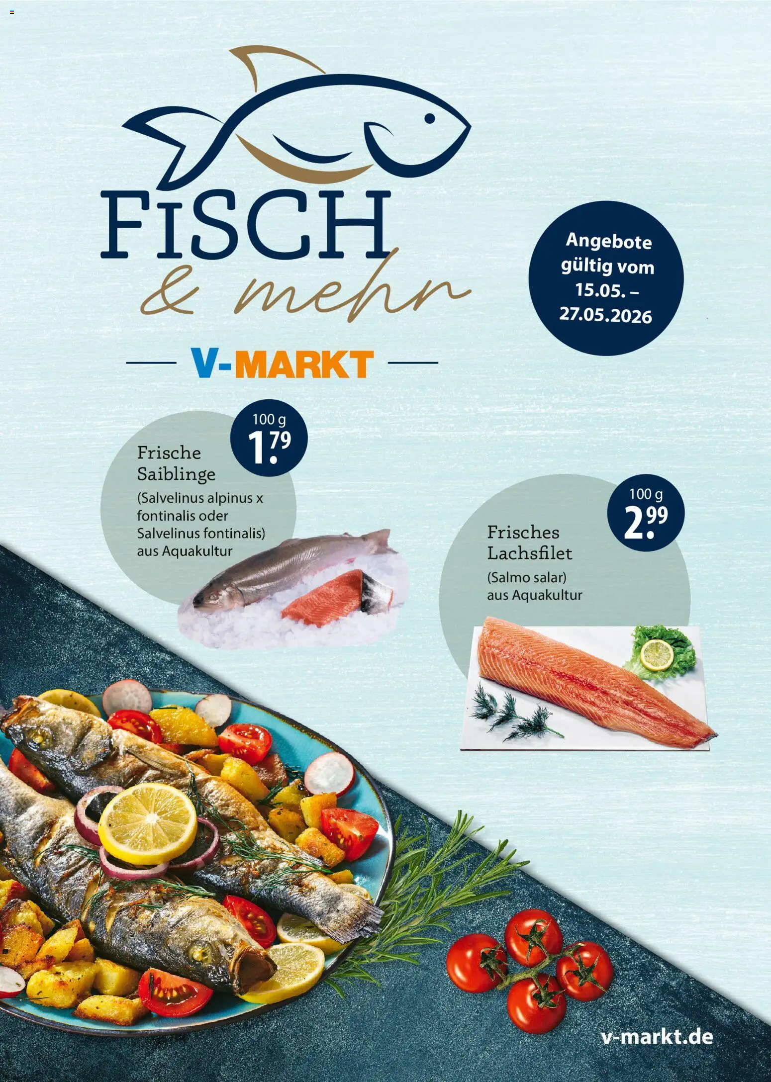 V-Markt Fischangebote München – gültig ab 15.05.2026 | Seite: 1 | Produkte: Fisch
