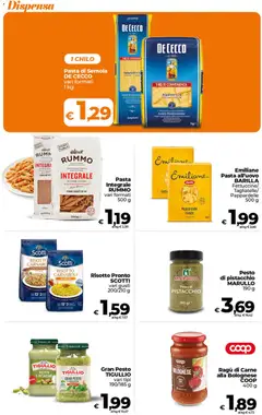 Anteprima del volantino Ipercoop volantino Sicilia valido a partire dal 29.05.2026 | Pagina: 33 | Prodotti: Acqua, Pasta, Ragú, Ricotta