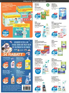 V-Markt Angebote ab 18.06.2026 gültig | Seite: 10 | Produkte: Bad, Pampers, Kühlschrank, Spülmaschinentabs