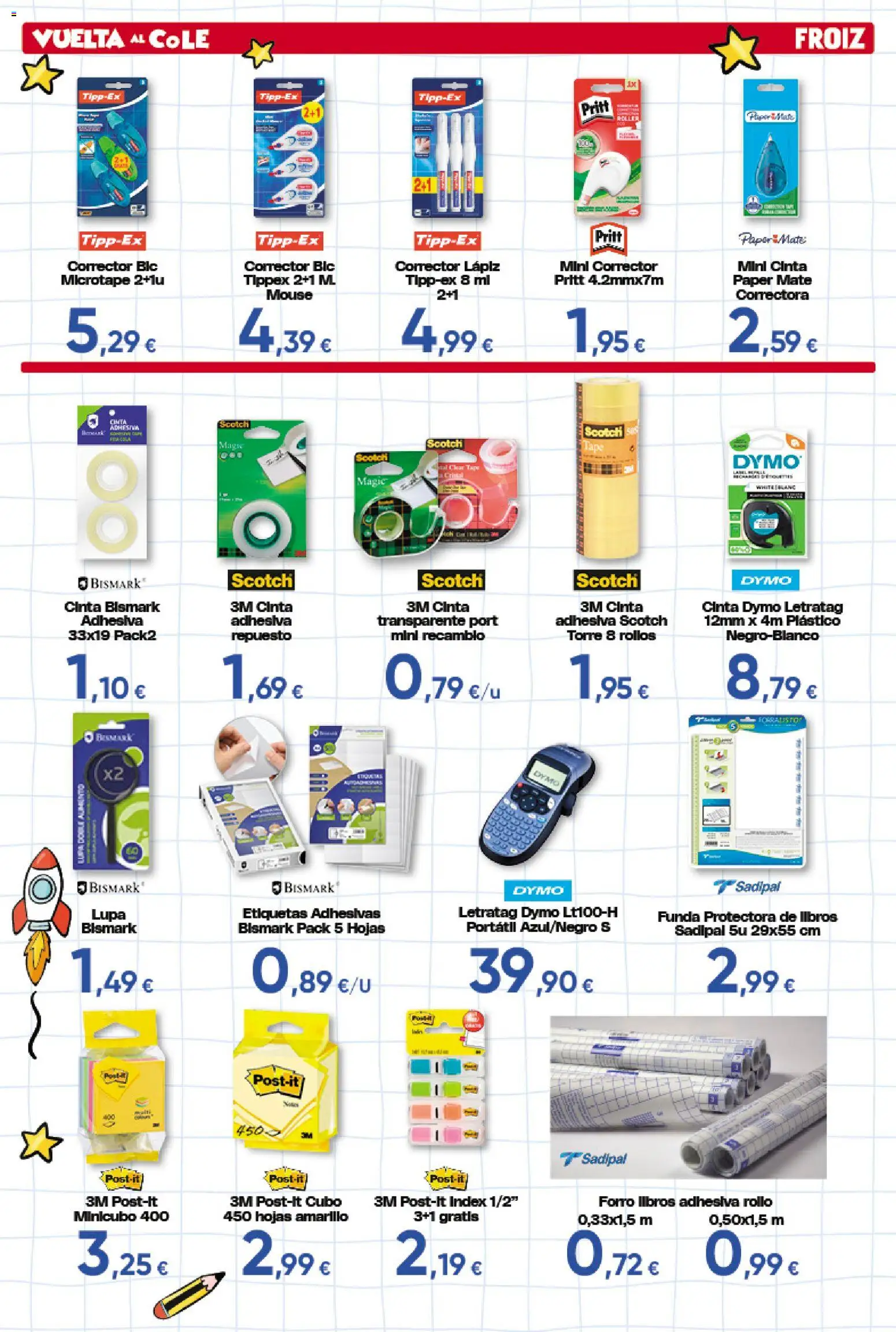 Froiz Vuelta al Cole │ válido desde el 25/08/2026 | Página: 10 | Productos: Corrector, Portátil, Libros, Funda
