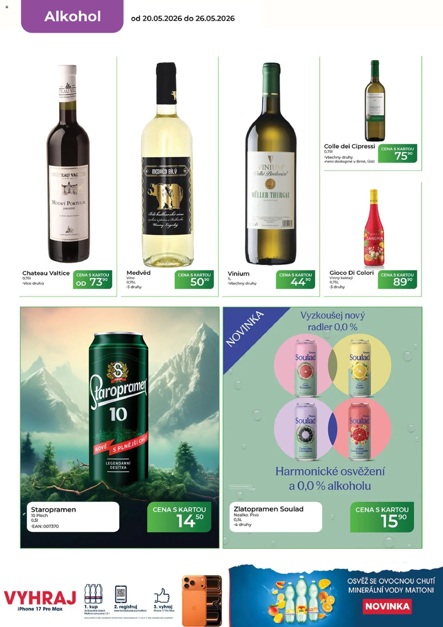 Tamda Foods leták od 20.05.2026 | Strana: 16 | Produkty: Zlatopramen, Staropramen, Pivo, Iphone