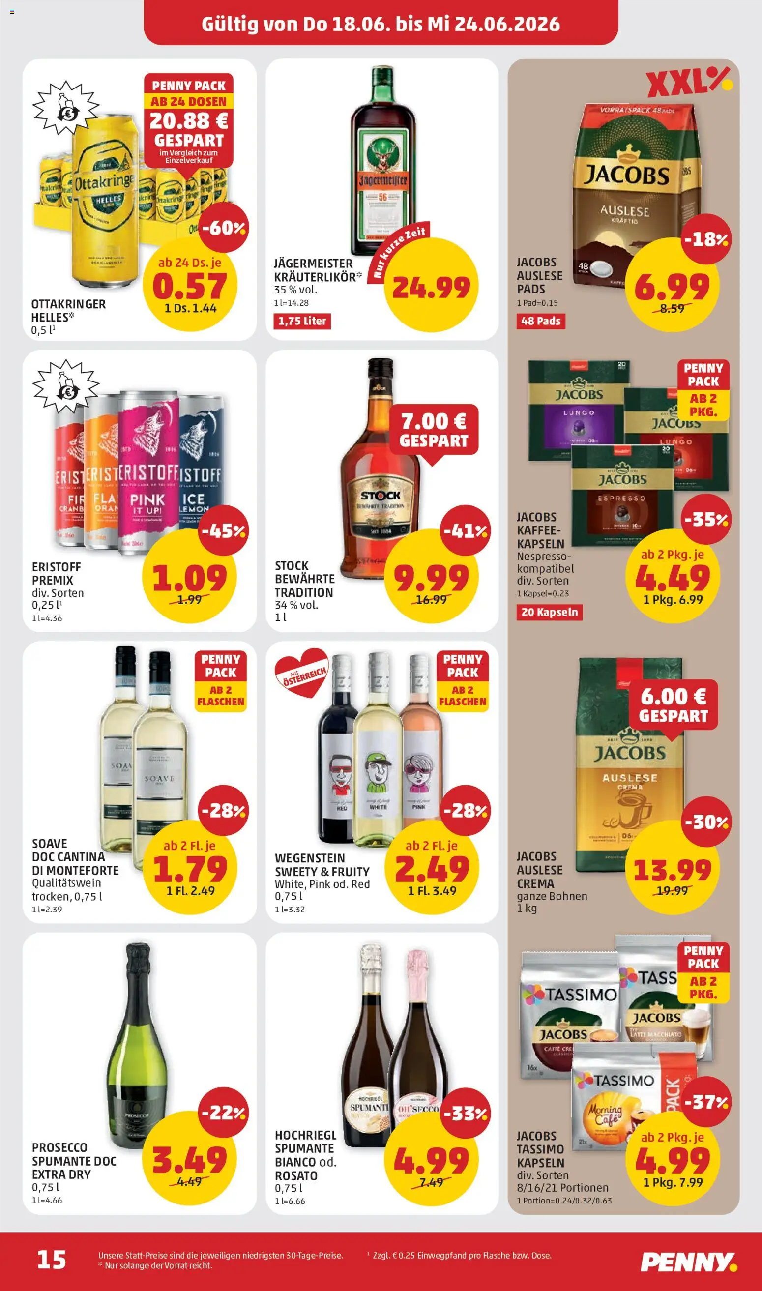 Penny Markt Schmankerl Post gültig ab 18.06.2026 | Seite: 15 | Produkte: Kaffee