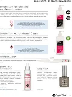 Crystal Nails 2026/27 Nagykatalógus - amely érvényes a következő dátumtól: 09.03.2026 | Oldal: 71 | Termékek: Kézfertőtlenítő, Folyékony szappan, Aloe vera, Citrom