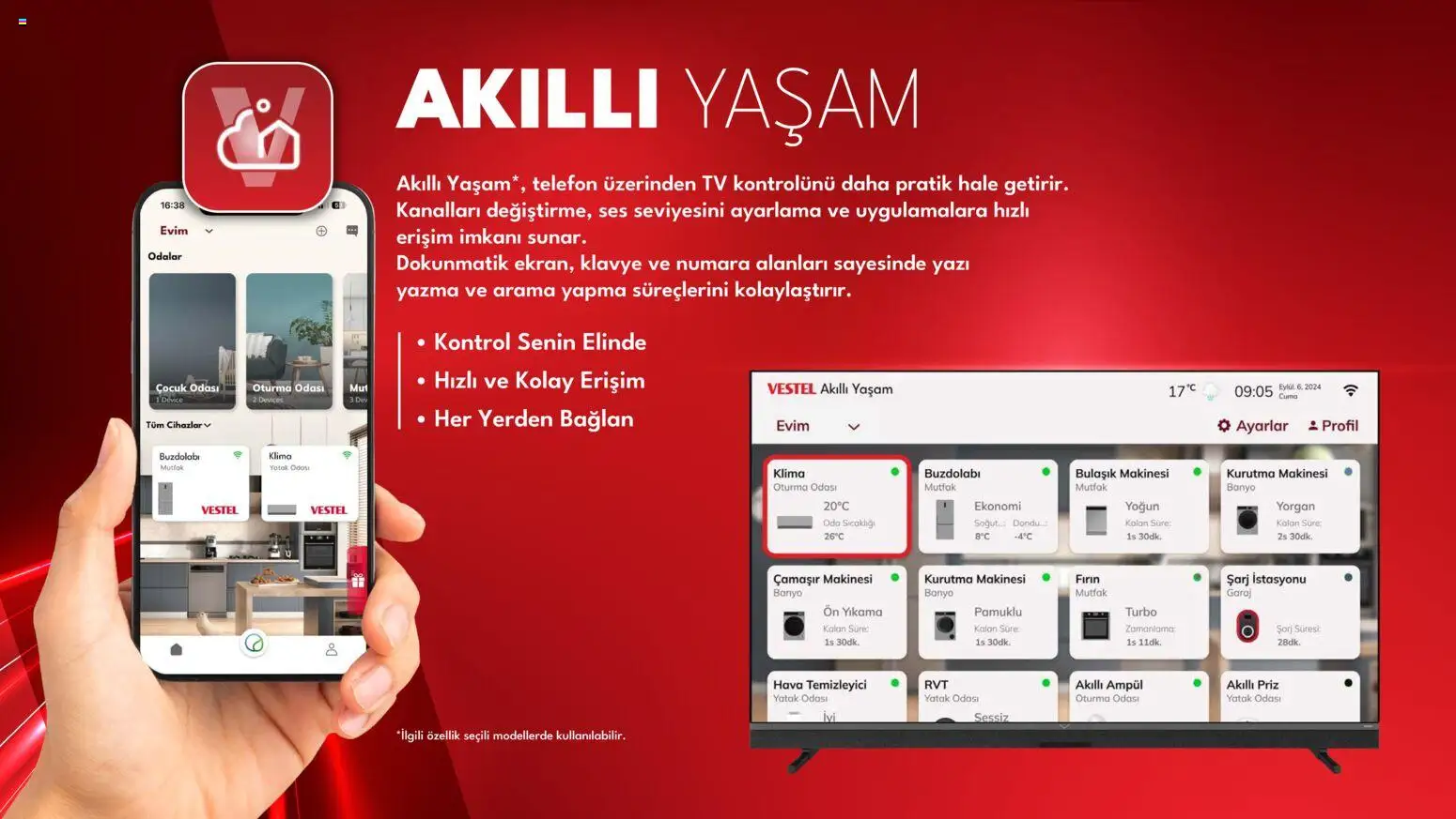 Vestel aktüel ürünler kataloğu yayımlandı! Bu hafta Salıdan itibaren 10 Mart 2026 günü Vestel indirimli ürünleri