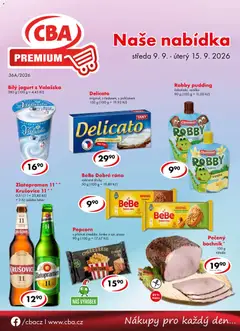 Náhled letáku CBA leták - Premium od 09.09.2026