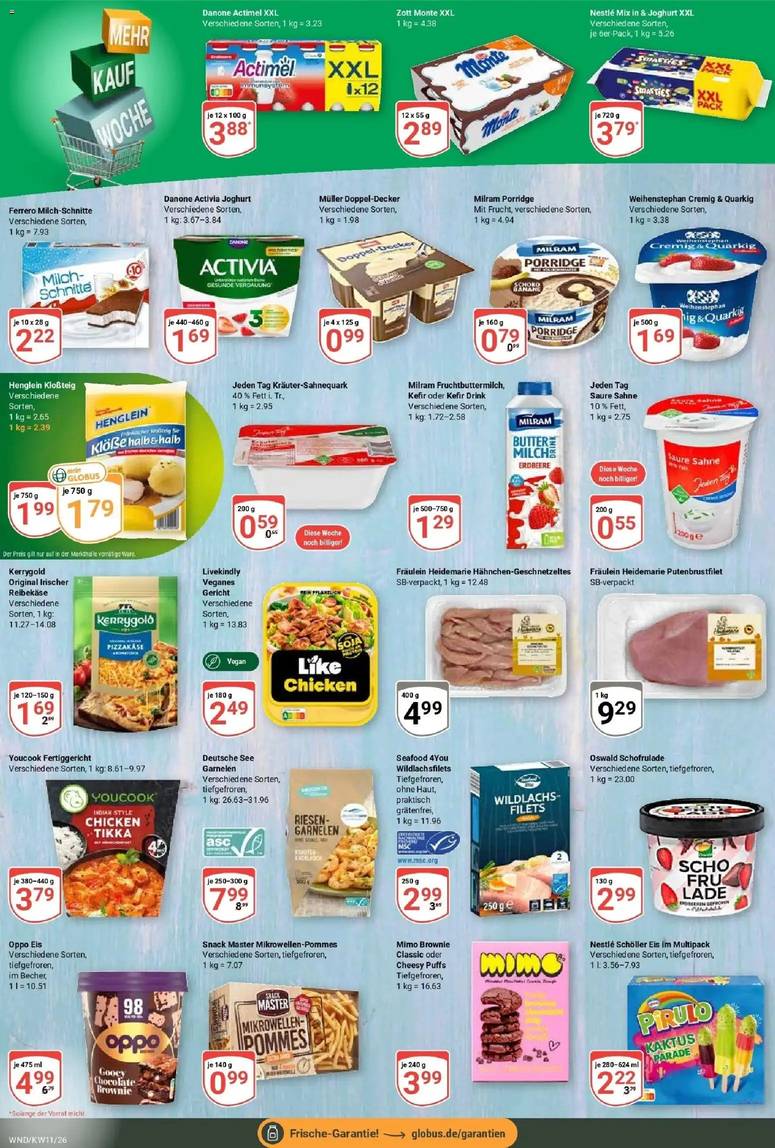 Globus prospekt St. Wendel	 – gültig ab 09.03.2026 | Seite: 12 | Produkte: Activia, Actimel, Kefir, Milch