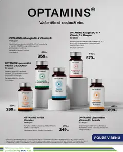 Náhled letáku Benu leták od 01.10.2026 | Strana: 10 | Produkty: Vitamin c, Kapsle, Vitamíny, Karty