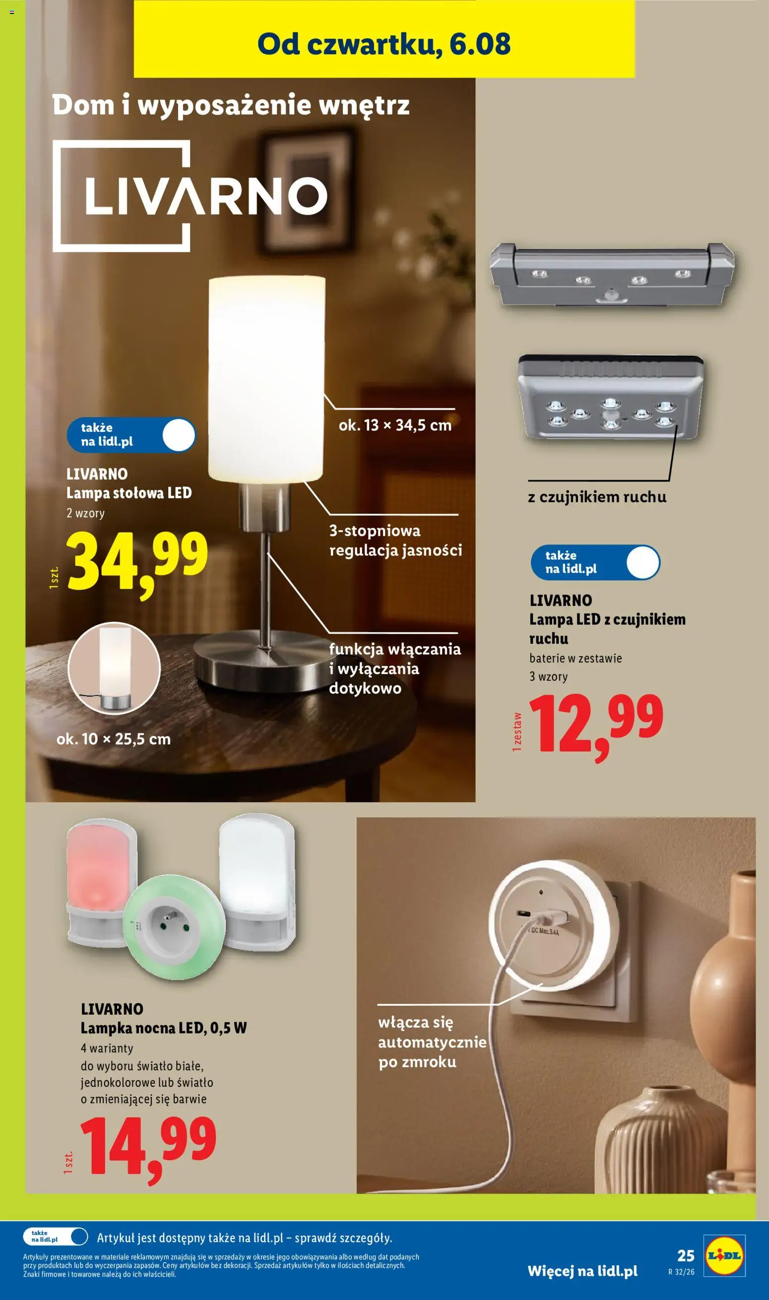 Lidl Polsko katalog od 03.08.2026 | Strana: 31 | Produkty: Baterie, Lampa, LED