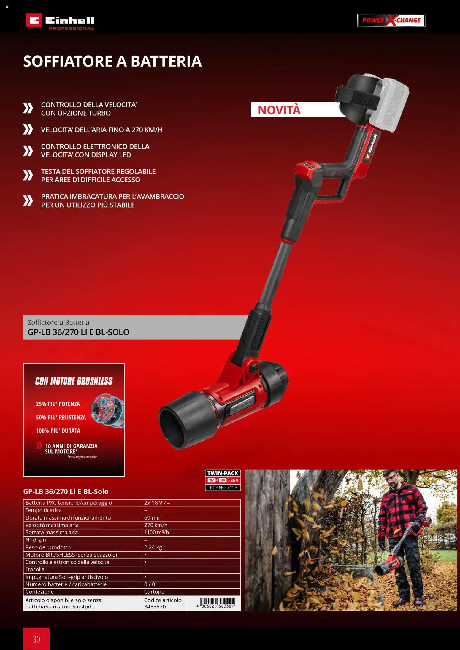 Volantino Einhell del 02/03/2026 | Pagina: 32 | Prodotti: Batteria, Batterie, Caricabatterie