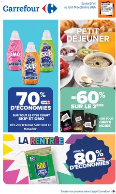 Carrefour - Prévisualisation de Carrefour Petit dejeuner valide à partir de 01/09/2026