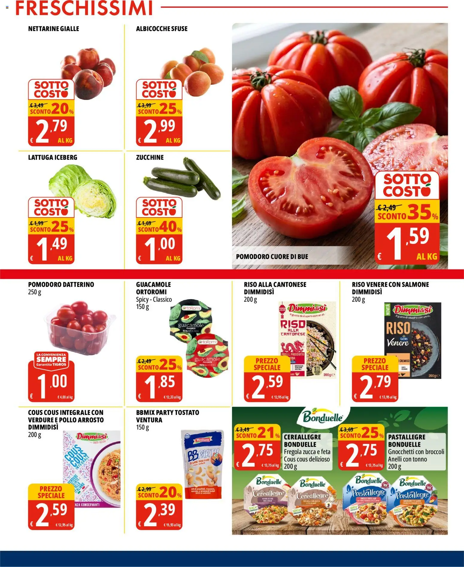 Volantino Tigros del 15/07/2026 | Pagina: 7 | Prodotti: Riso, Pomodoro, Broccoli, Albicocche