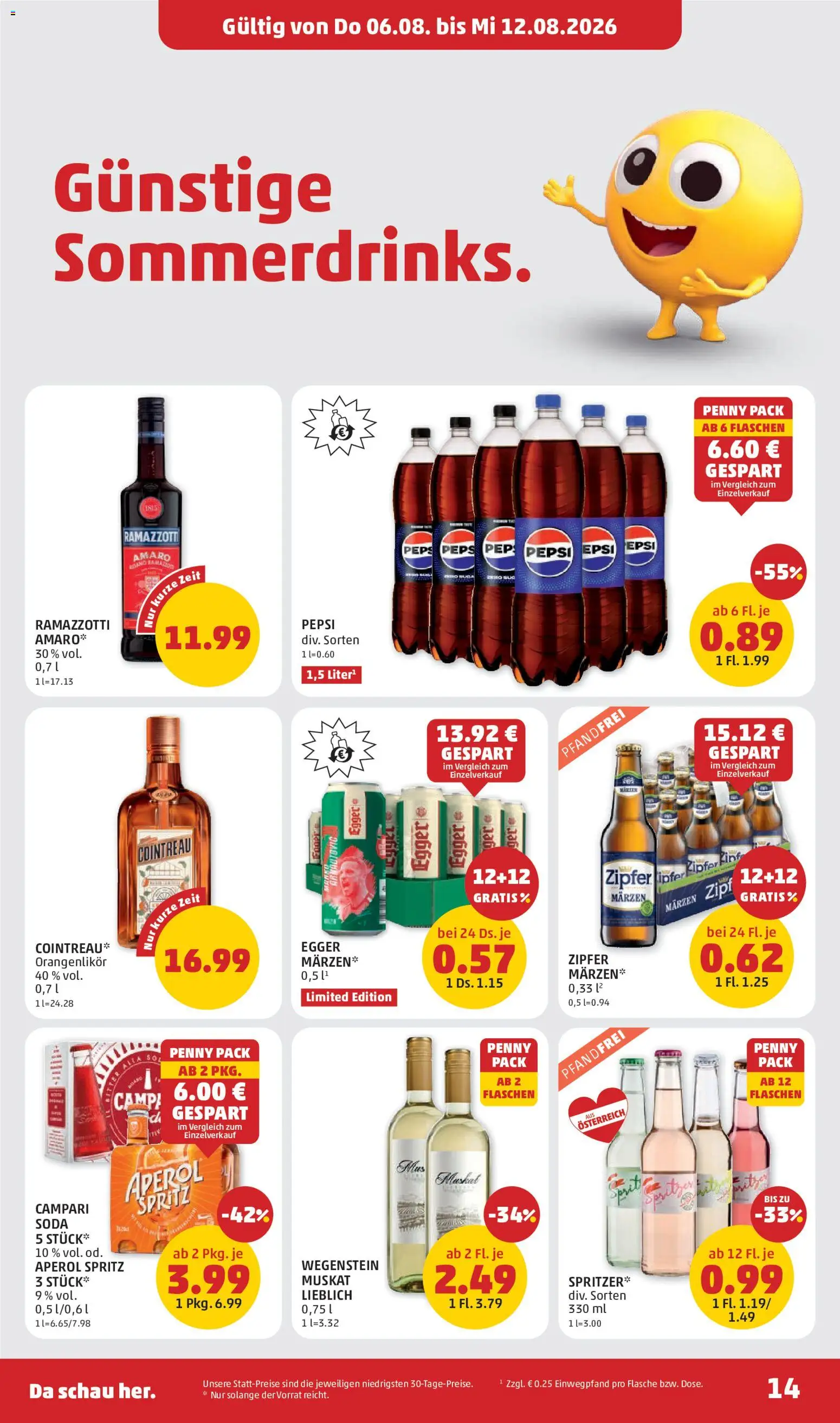 Penny Markt - Flugblatt gültig ab 06.08.2026 | Seite: 14