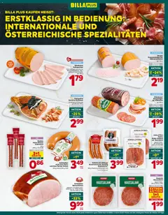 Billa Plus Flugblatt ab 08.10.2026 gültig | Seite: 9 | Produkte: Hühnerschinken, Salami