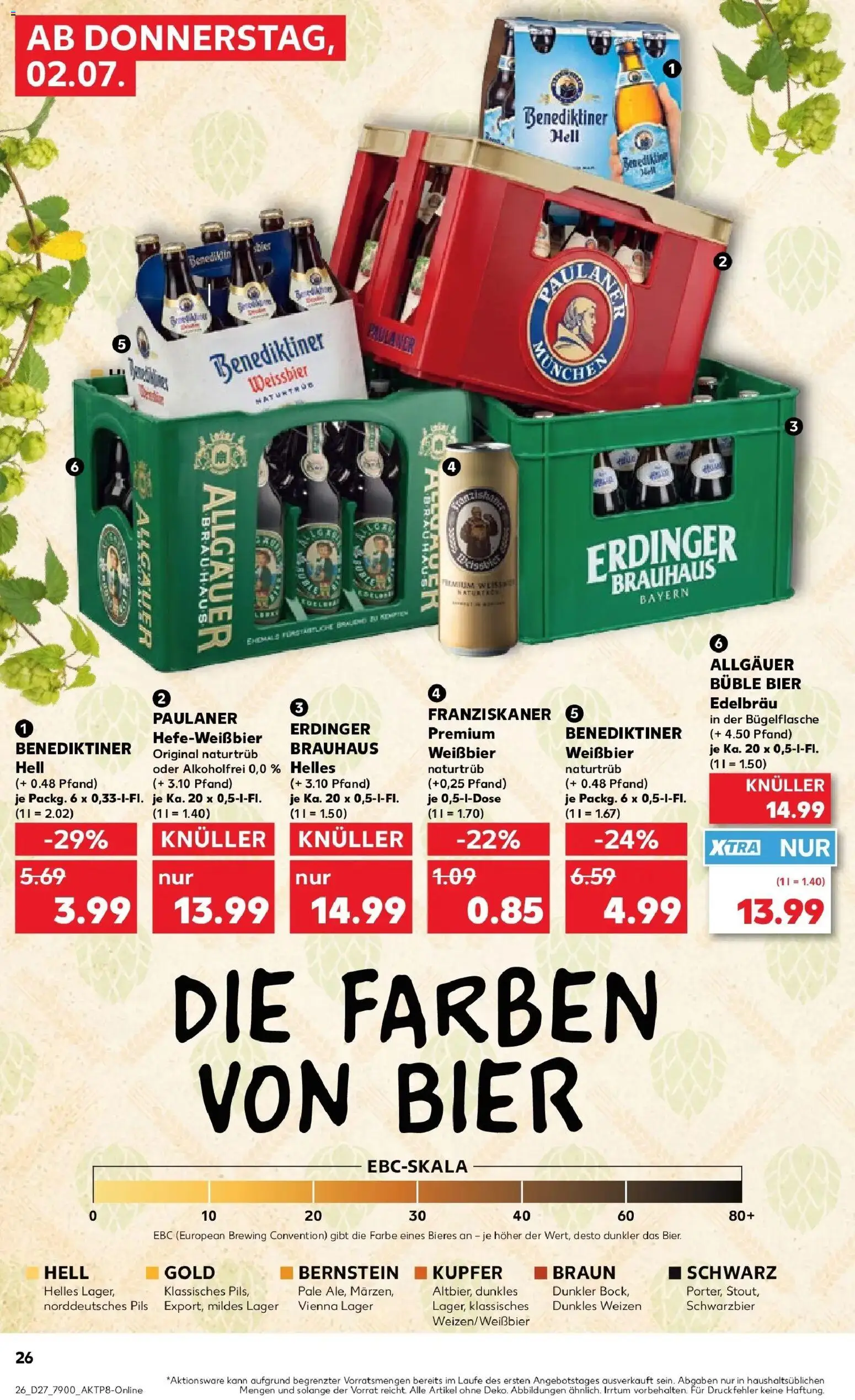 Kaufland Prospekt Troisdorf – gültig ab 29.06.2026 | Seite: 37 | Produkte: Erdinger, Weißbier, Pils, Benediktiner hell