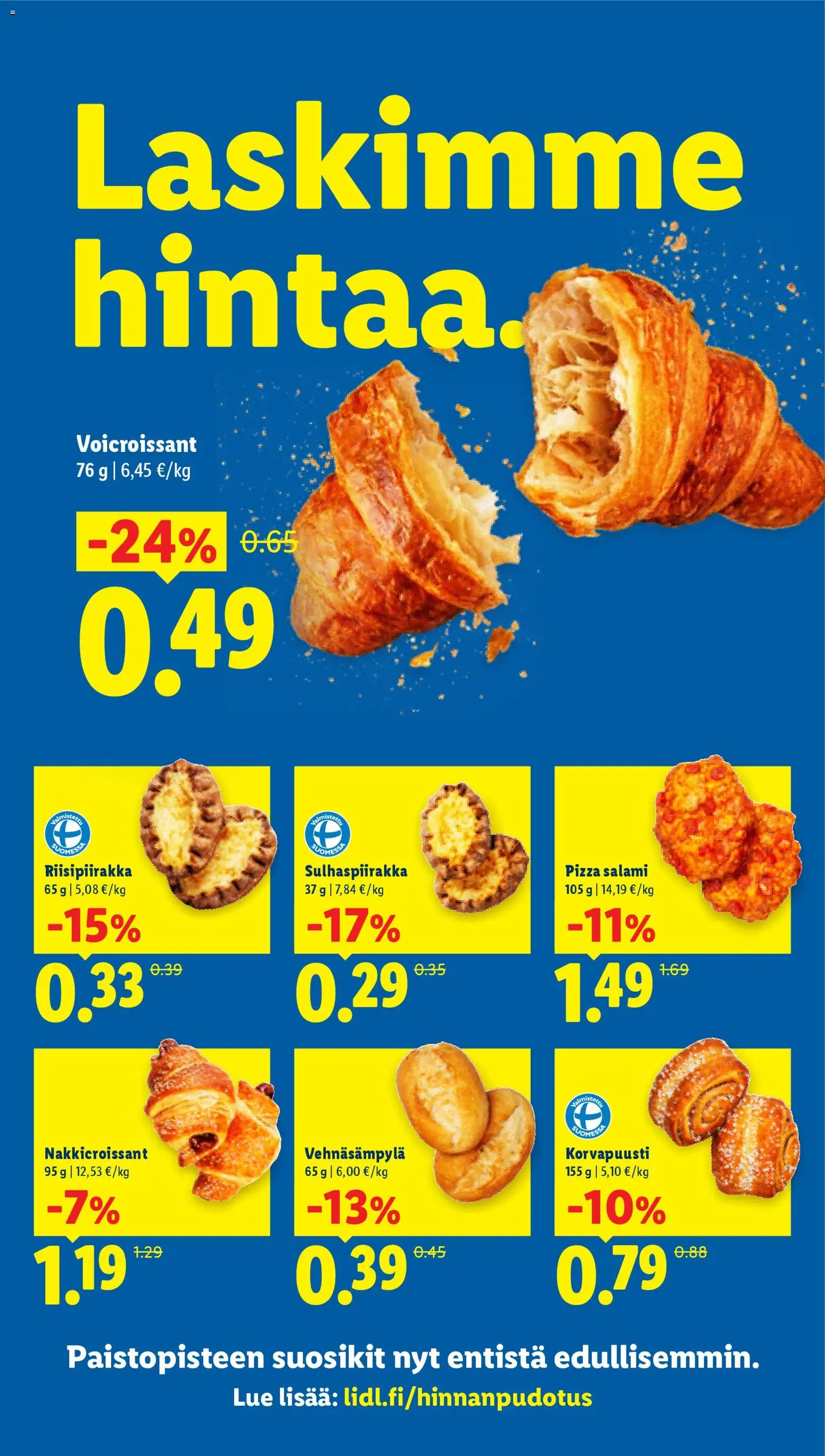 Lidl tarjoukset - Helsinki – voimassa 29.04.2026 alkaen | Sivu: 15 | Tuotteet: Salami, Pizza