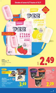 Vista previa GELATELLI Helado de barrita de proteína, 3 variedades: chocolate blanco, chocolate negro o cookies. 5 x 50 g válido desde el 06/07/2026 | Página: 27 | Productos: Chocolate, Helado