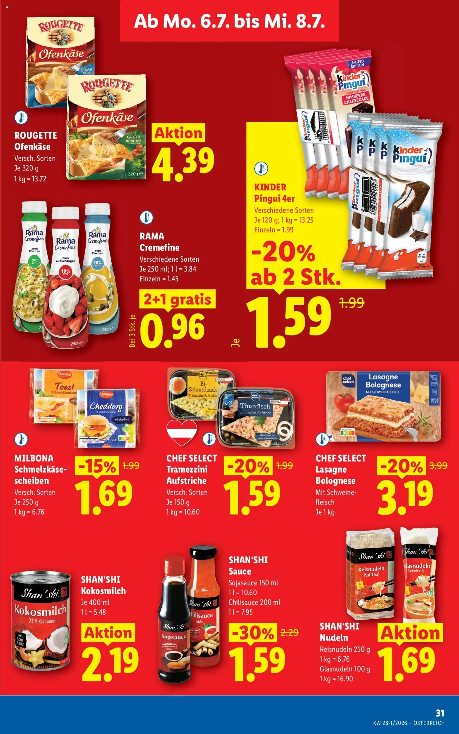 Lidl - Flugblatt gültig ab 02.07.2026 | Seite: 40 | Produkte: Zucker, Himbeere, Schweinefleisch, Nudeln