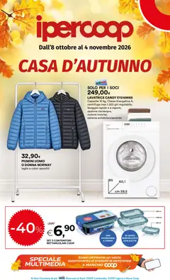 Anteprima del volantino Ipercoop volantino Casa d'Autunno valido a partire dal 08/10/2026