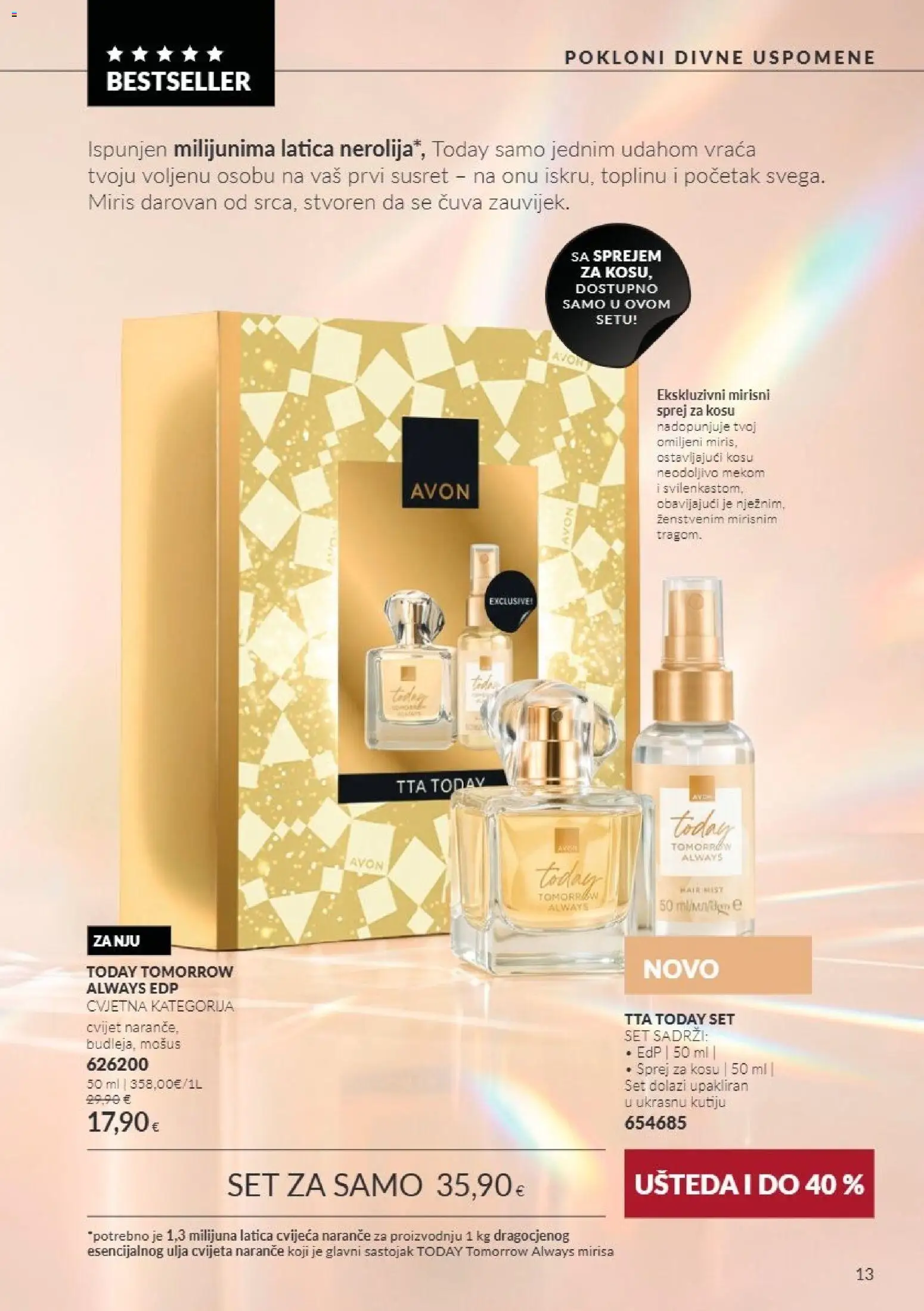 Avon katalog | vrijedi od 01.11.2026 | Stranica: 13 | Proizvodi: Miris, Naranče