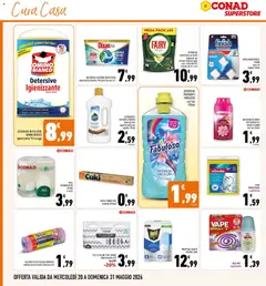 Anteprima del volantino Conad volantino Superstore Sicilia valido a partire dal 20.05.2026 | Pagina: 26 | Prodotti: Deodorante, Lavastoviglie, Carta forno, Lavanda