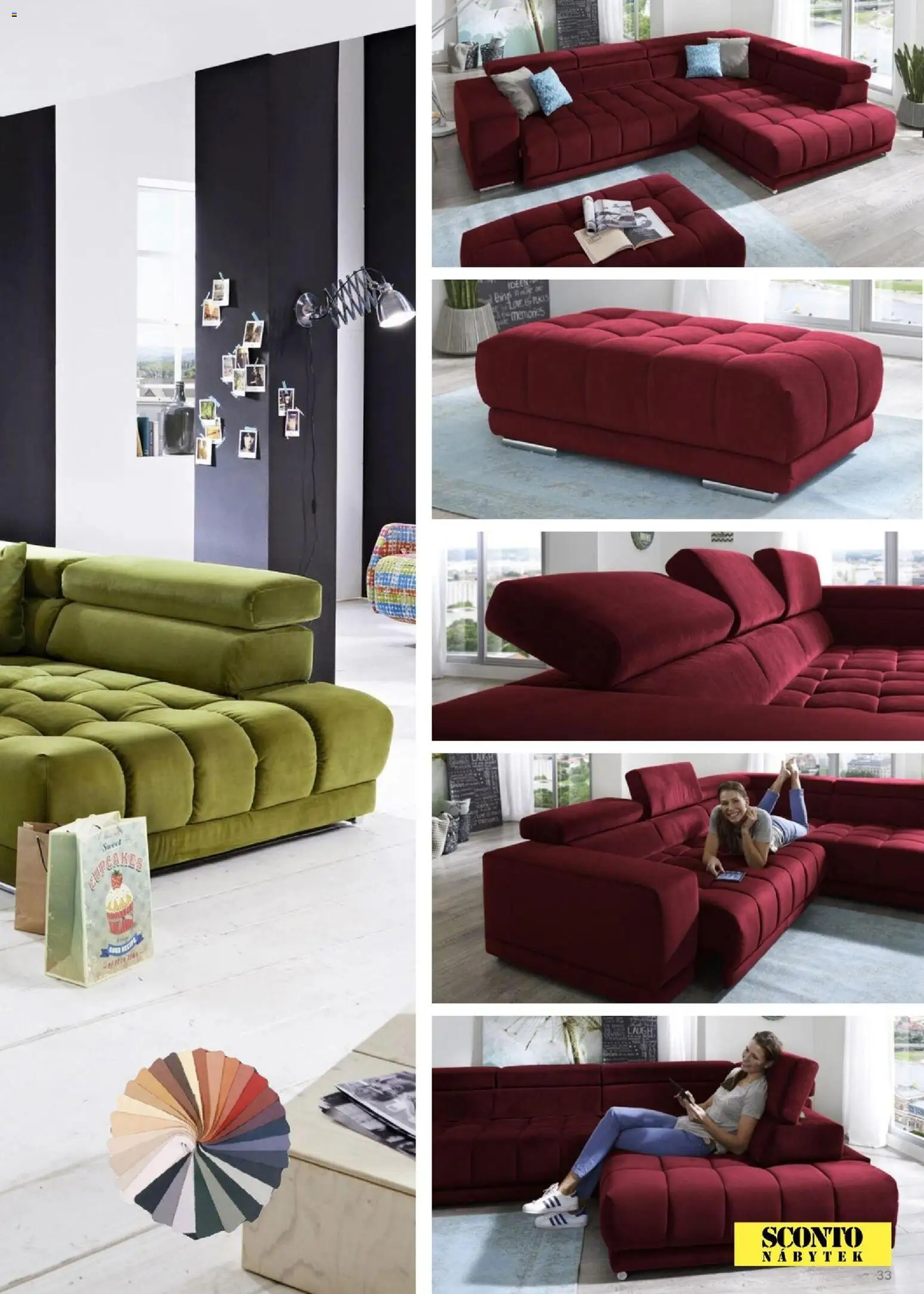 Sconto nábytek katalog - Sedací soupravy od 01.01.2026 | Strana: 33 | Produkty: Nábytek
