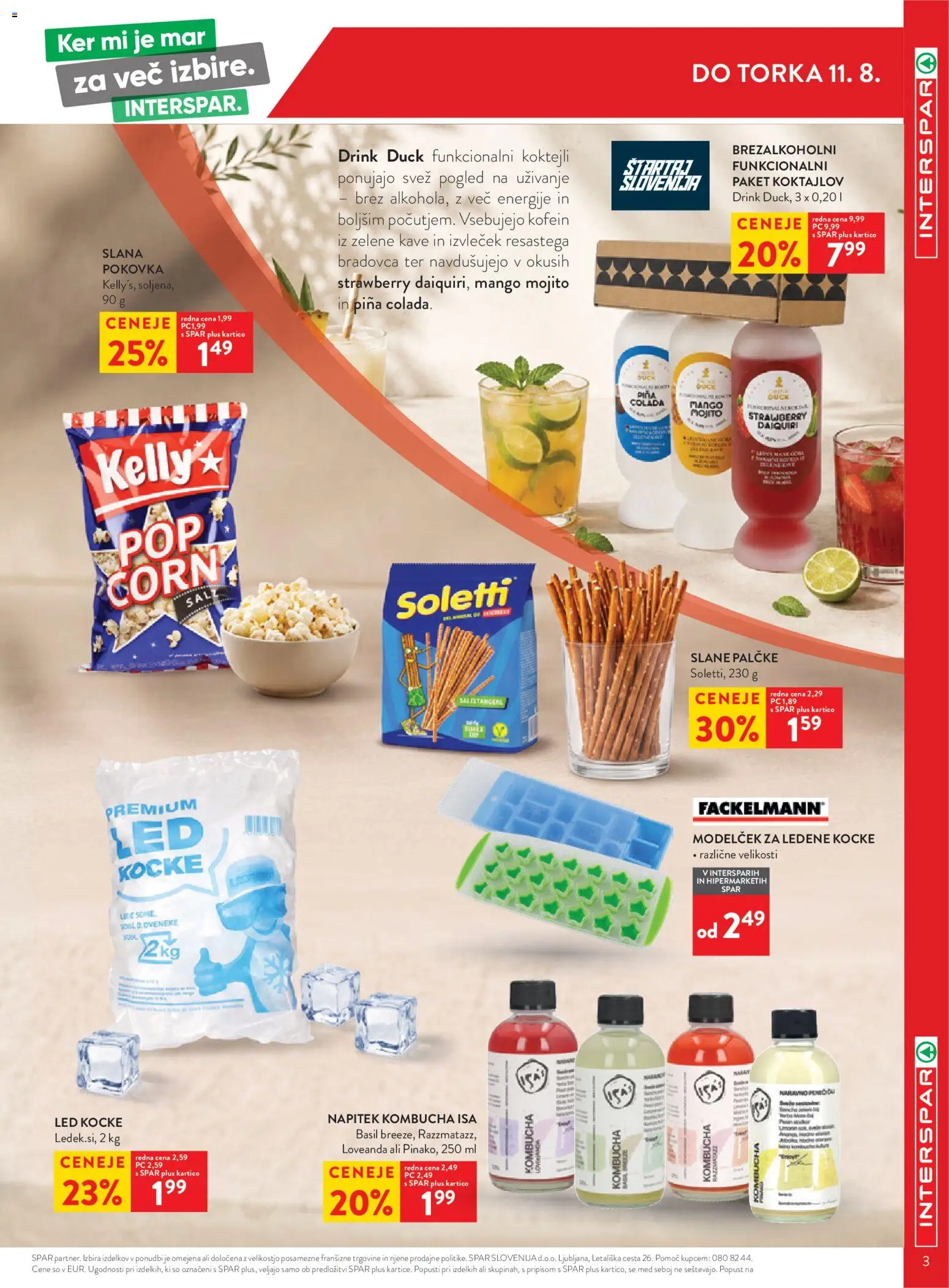 Novi Spar katalog ponudbe – veljaven od 05.08.2026 | Stran: 3 | Izdelki: Slane palčke, Mango