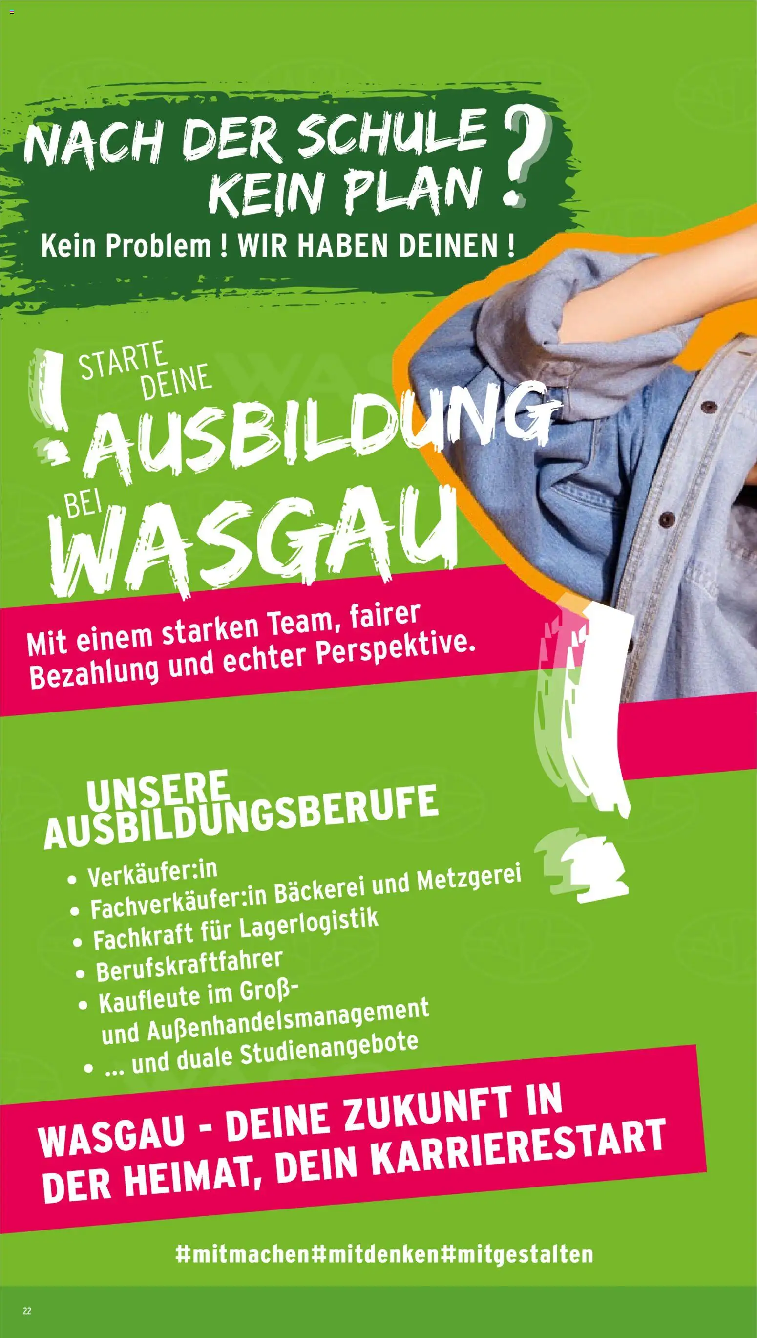 Wasgau Prospekt – gültig ab 08.06.2026 | Seite: 22 | Produkte: Bäckerei