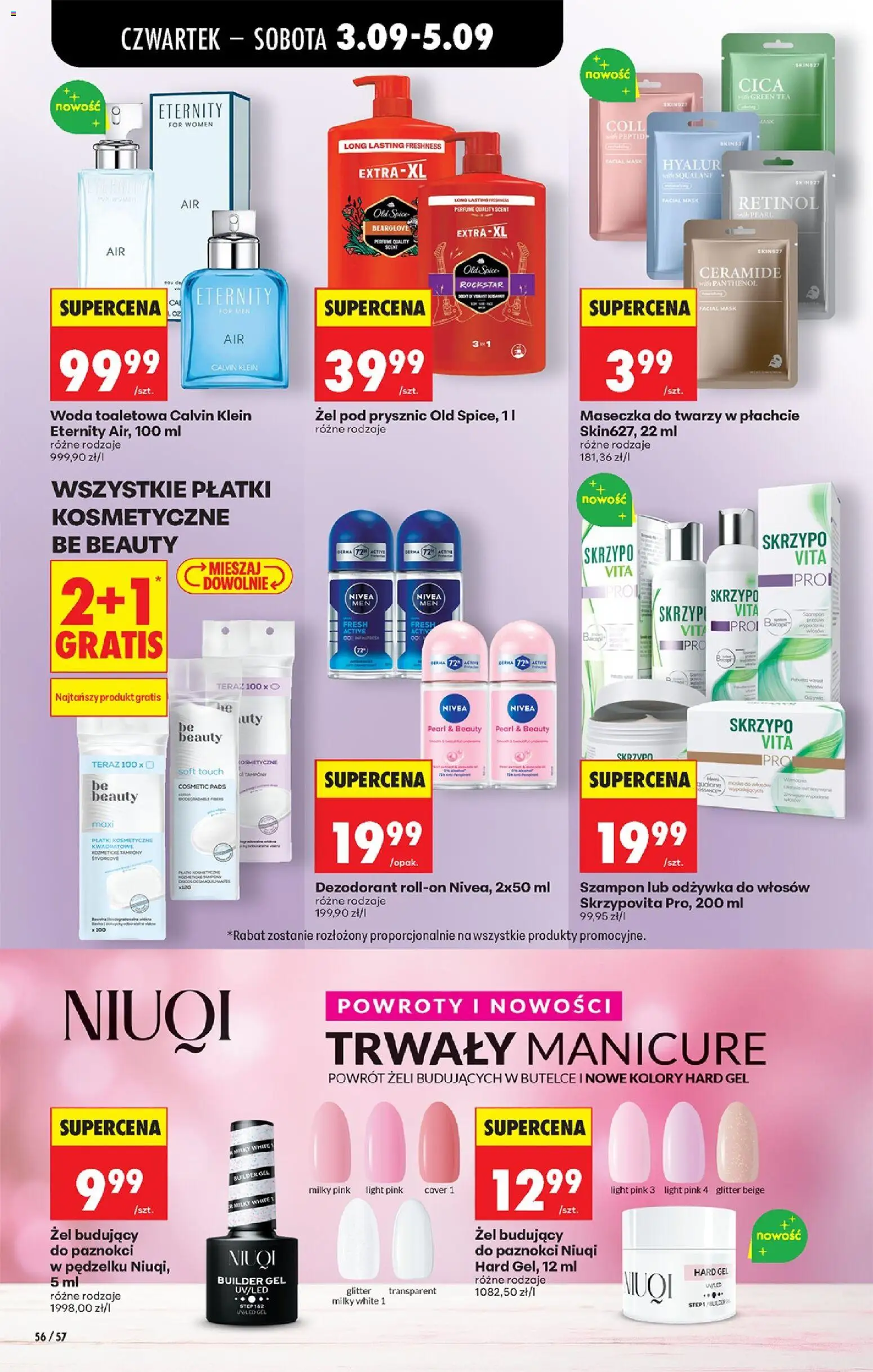 Biedronka Polsko leták - Codziennie niskie ceny od 03.09.2026 | Strana: 64 | Produkty: Nivea, Med, Old Spice, Panthenol
