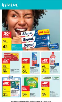 Carrefour Market - Prévisualisation de Carrefour Market catalogue valide à partir de 07/07/2026 | Page: 43 | Produits: Brosse, Brosse à dents, Mouchoirs, Café