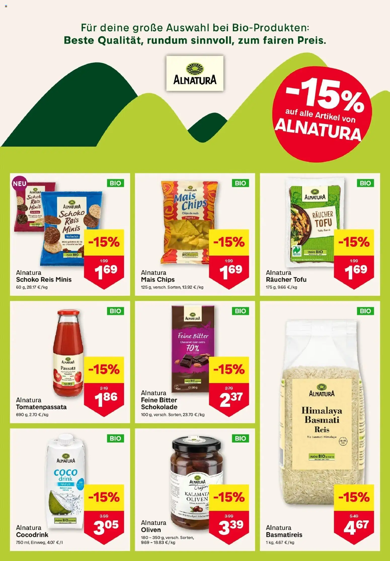 MPREIS Velden von 29.10.2026 - Aktuelle Angebote | Seite: 11 | Produkte: Chips, Oliven, Tofu, Schokolade
