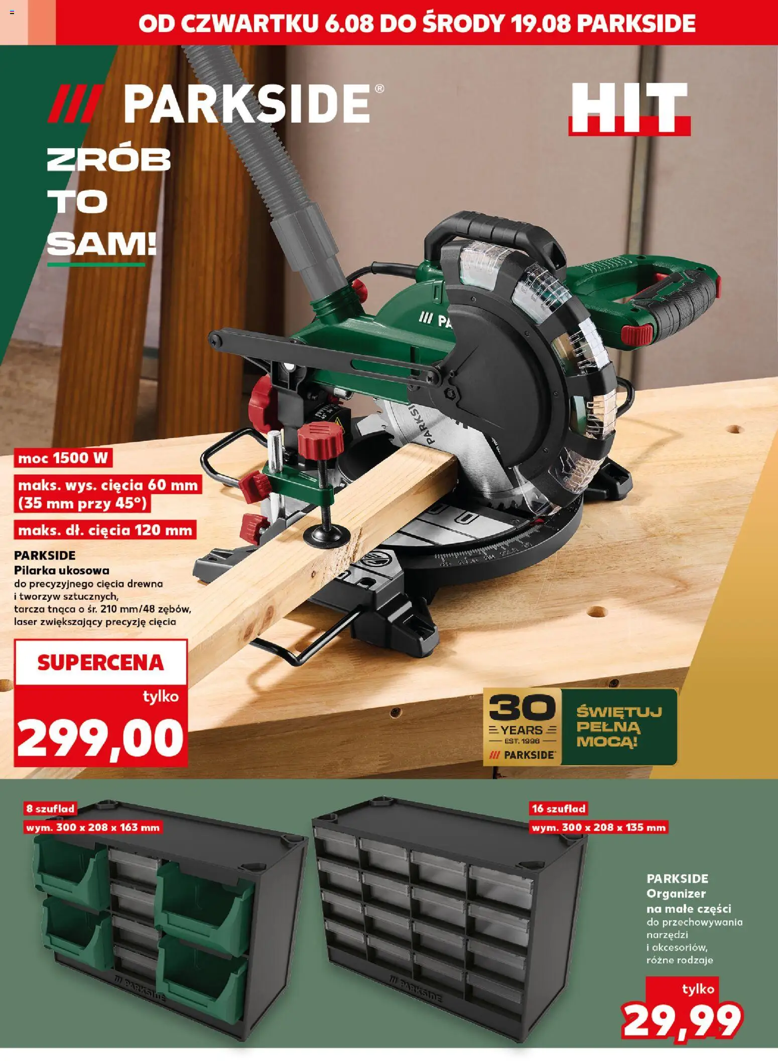 Kaufland Polsko leták - Złap okazje od 06.08.2026 | Strana: 4 | Produkty: Organizér, Parkside