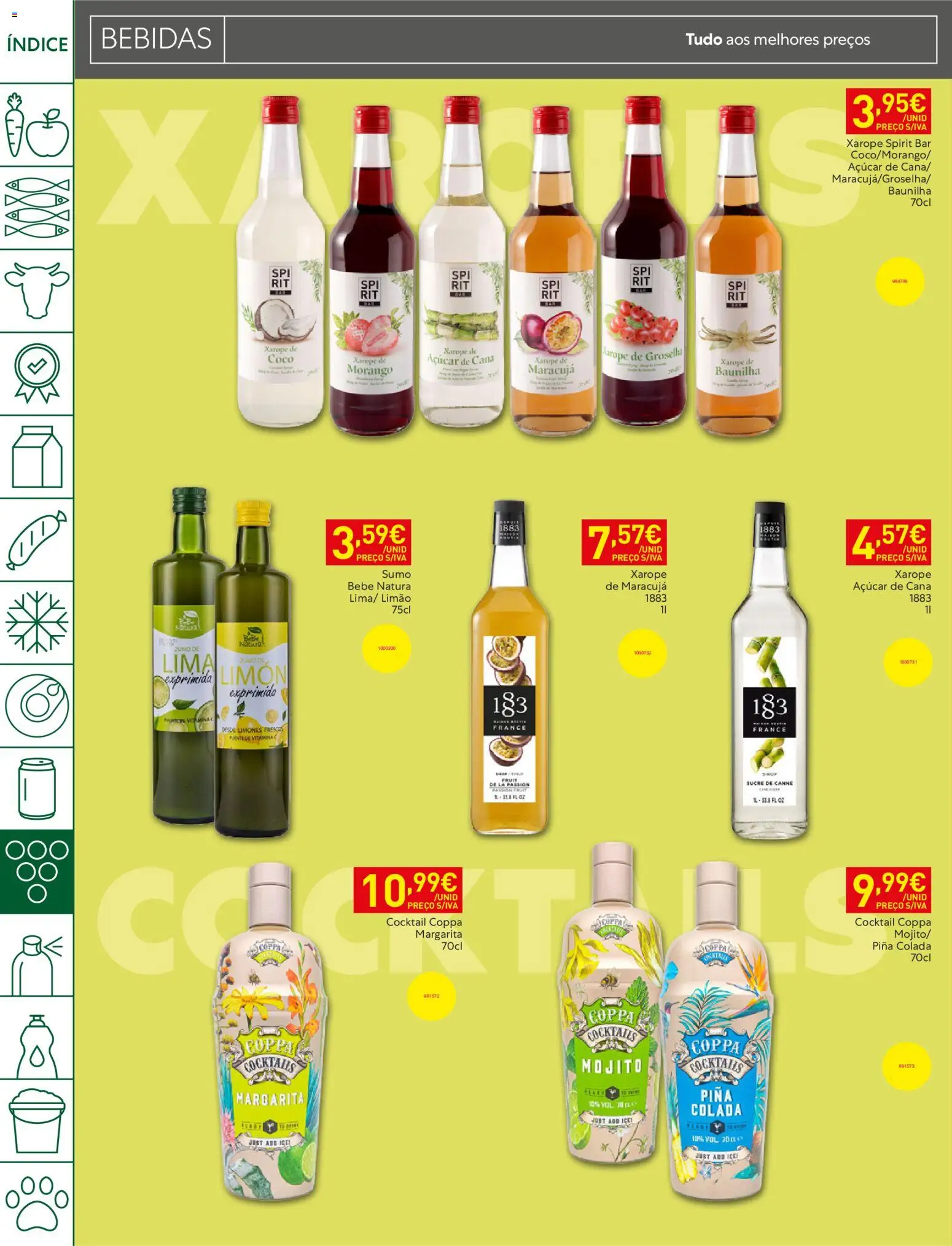 Recheio folheto Madeira │ válido de 30/06/2026 | Página: 26 | Produtos: Sumo, Vitamina c, Açúcar, Cocktails