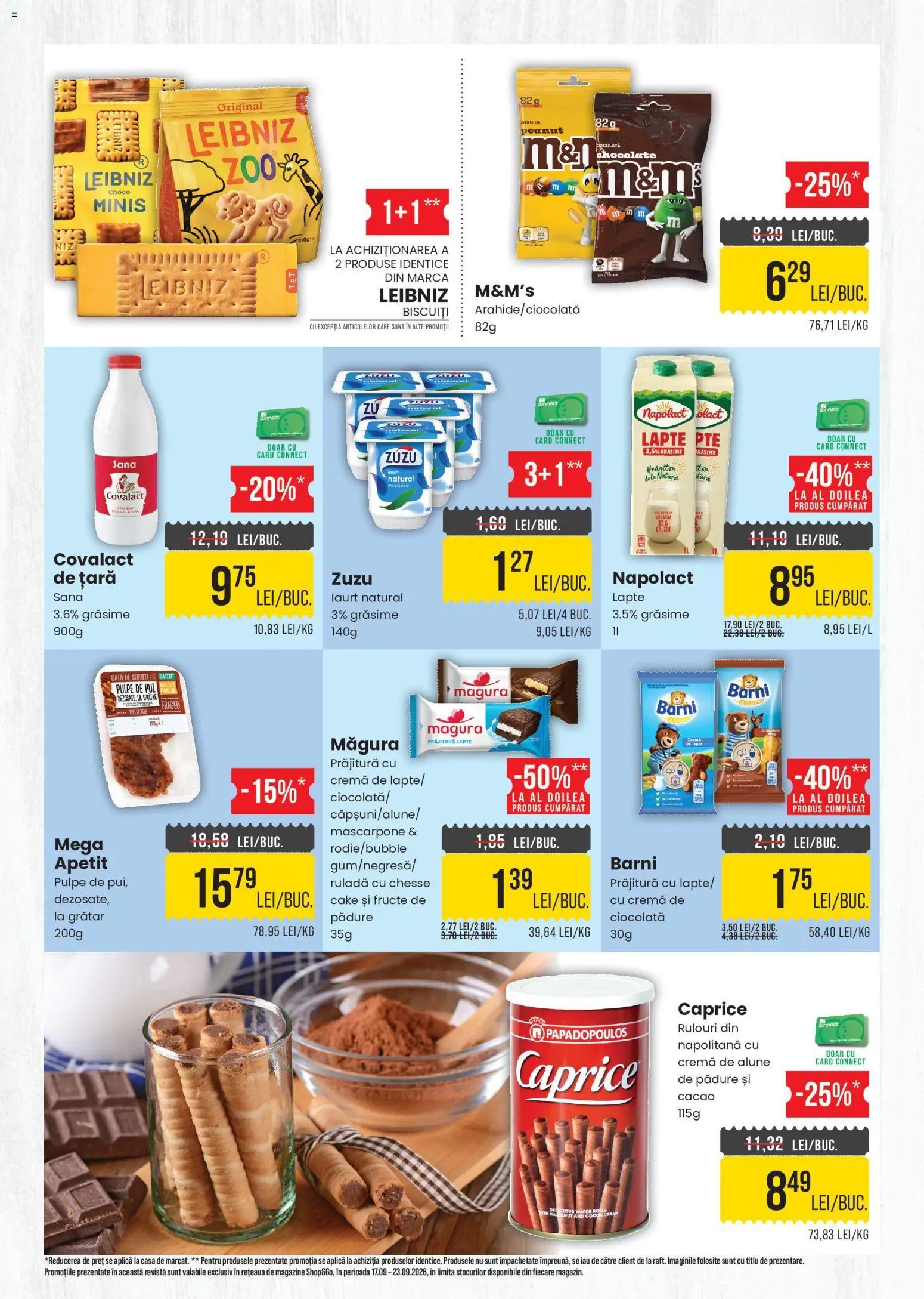 Noul catalog Mega Image – valabil de la 17.09.2026 | Pagină: 3 | Produse: Aplică, Pui, Cacao, Fructe