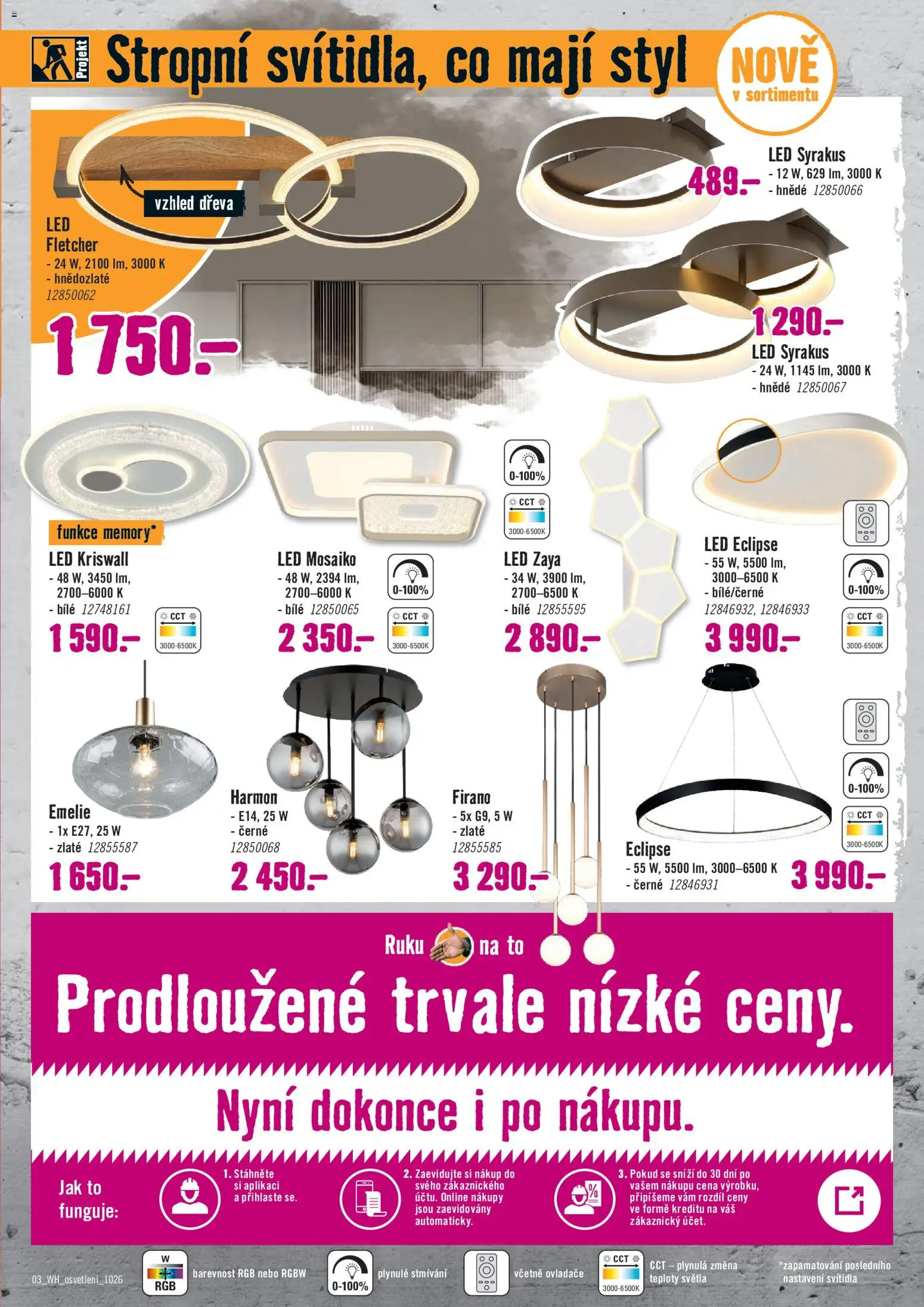 HORNBACH leták - Osvětlení od 28.10.2026 | Strana: 3 | Produkty: LED