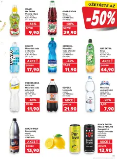 Náhled letáku PODĚBRADKA PROLINIE, Minerální voda ochucená různé druhy 1,5 I PET láhev od 20.05.2026 | Strana: 45