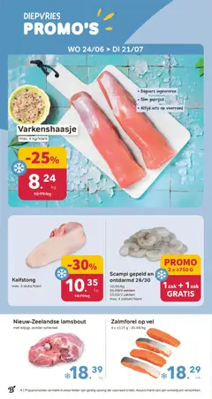 Bon Ap folder/publicité - Voorbeeld van een folder van Bon Ap, geldig van 24.06.2026 | Pagina: 4 | Producten: Scampi, Zak, Kan