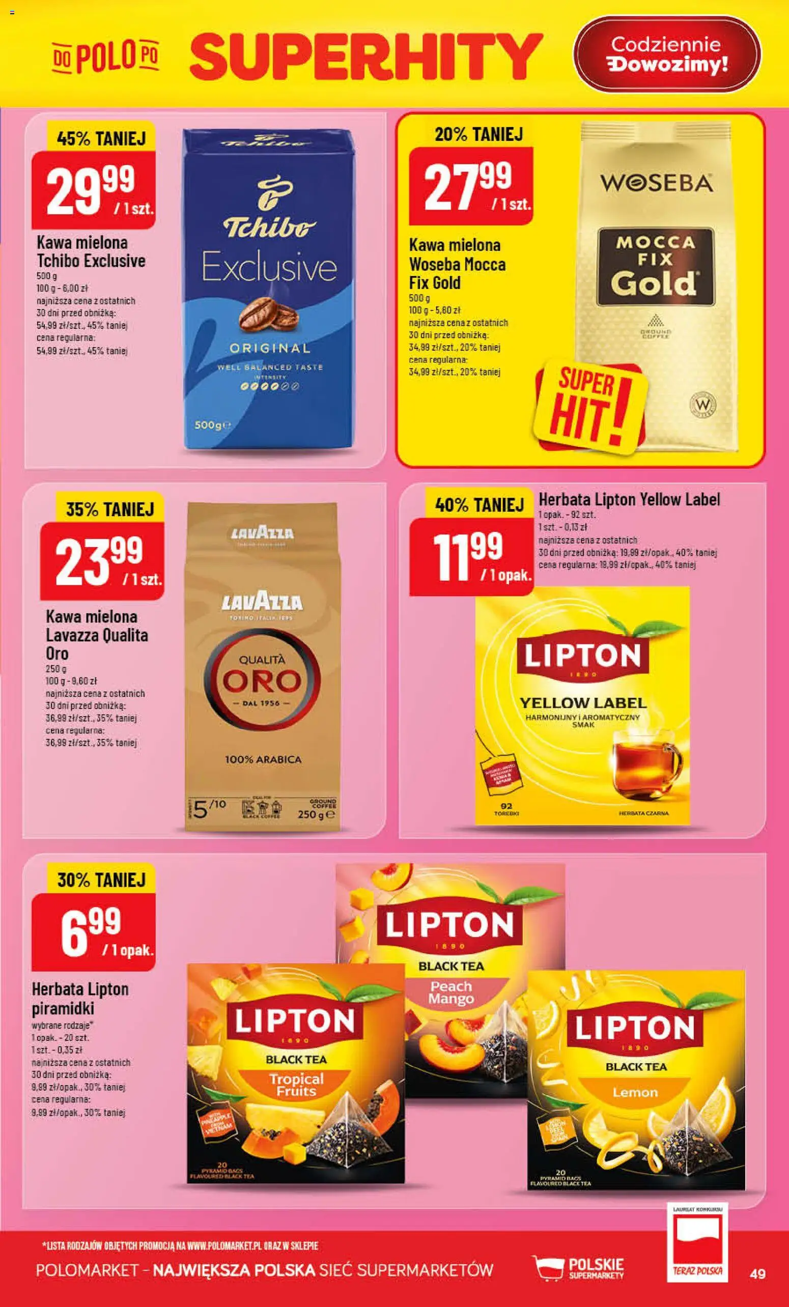 POLOmarket gazetka od 06.05.2026 | Strona: 49 | Produkty: Mango, Lavazza, Tchibo exclusive, Kawa