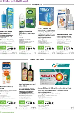 Alma Gyógyszertárak akciós újság - amely érvényes a következő dátumtól: 2026.10.01. | Oldal: 18 | Termékek: Kontaktlencse, Üveg, Szemcsepp, Alma
