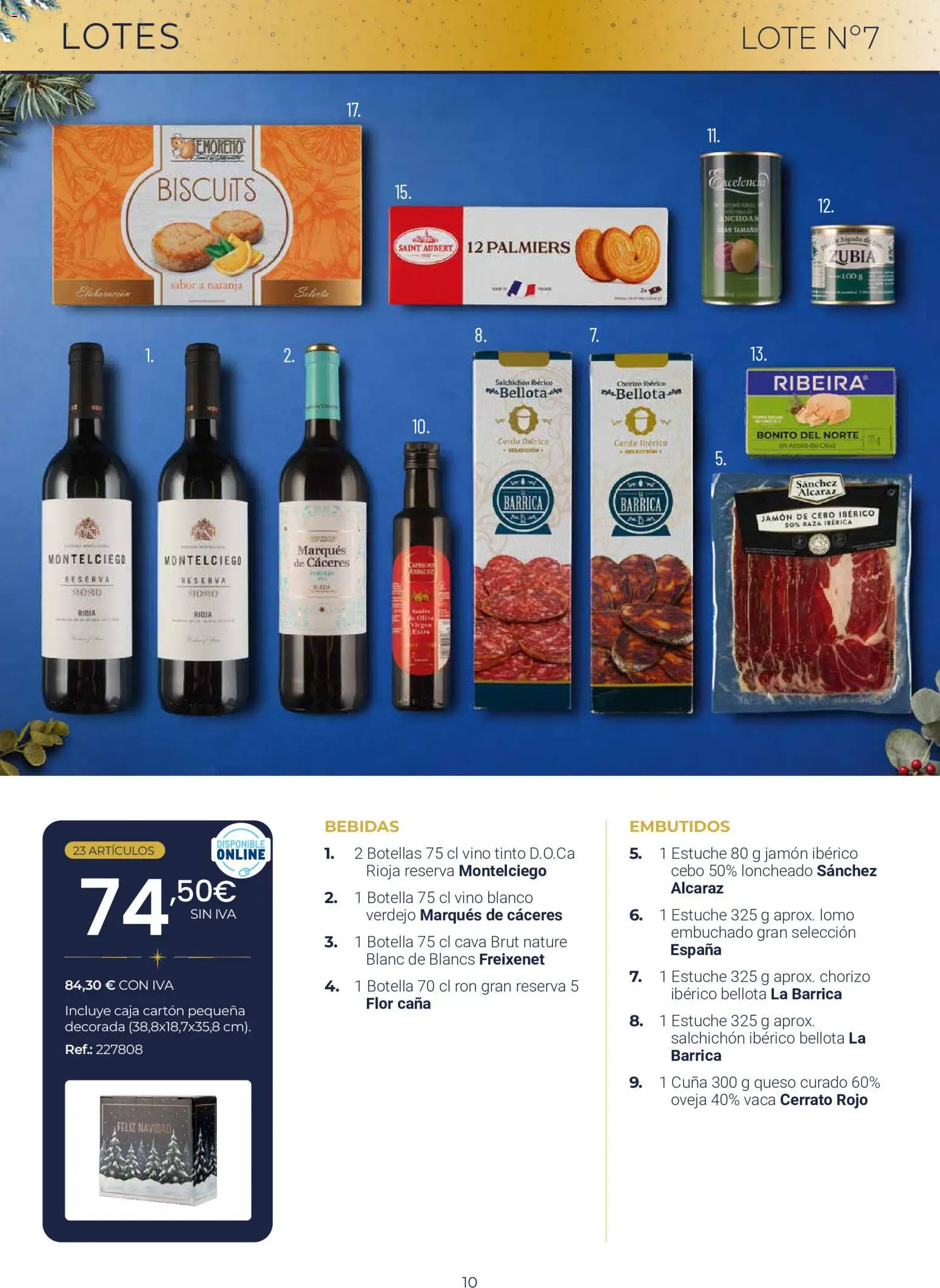 Makro Lotes y Cestas Navidad Centro │ válido desde el 03/09/2026 | Página: 10 | Productos: Ron, Aceite, Cerdo, Bebidas