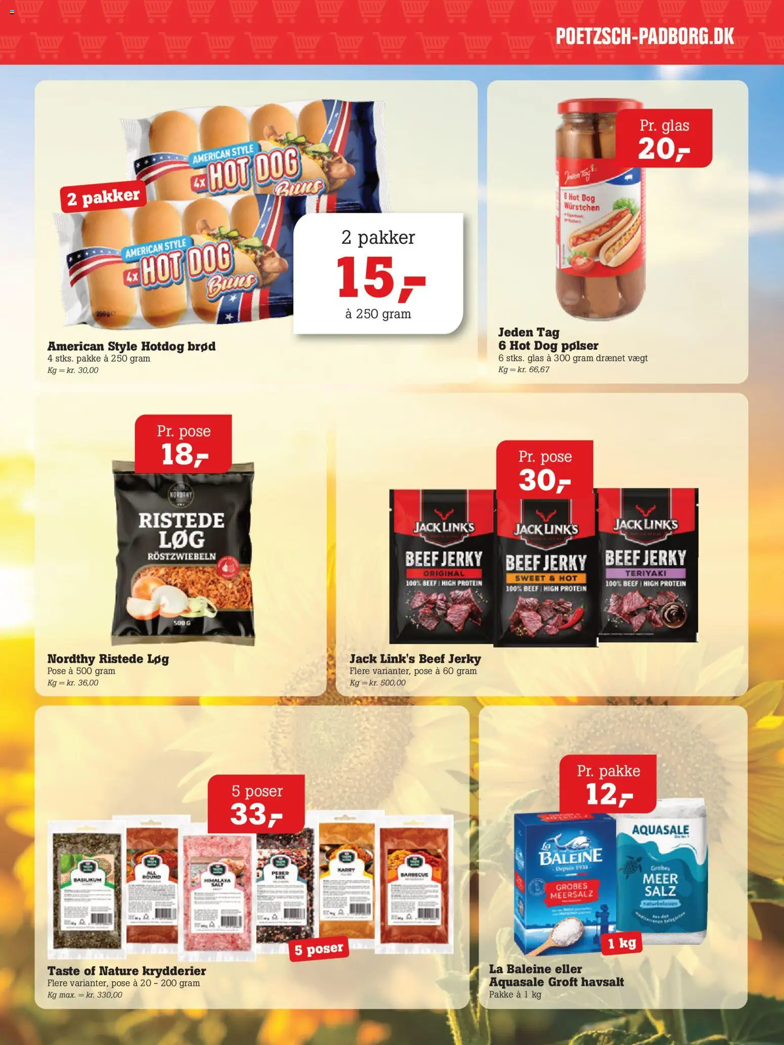 Poetzsch Padborg tilbudsavis – gyldig fra 30/07/2026 | Side: 5 | Produkter: Karry, Brød, Pølser, Løg